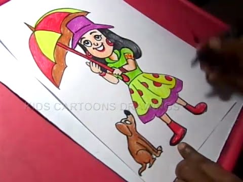 480x360 How To Draw Cute Baby Girl Drawing Step By Step For Kids