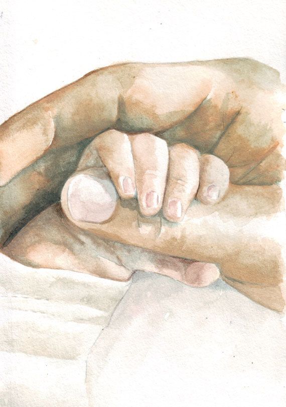 570x810 Images Of Watercolor Paintings For Baby Original Watercolor