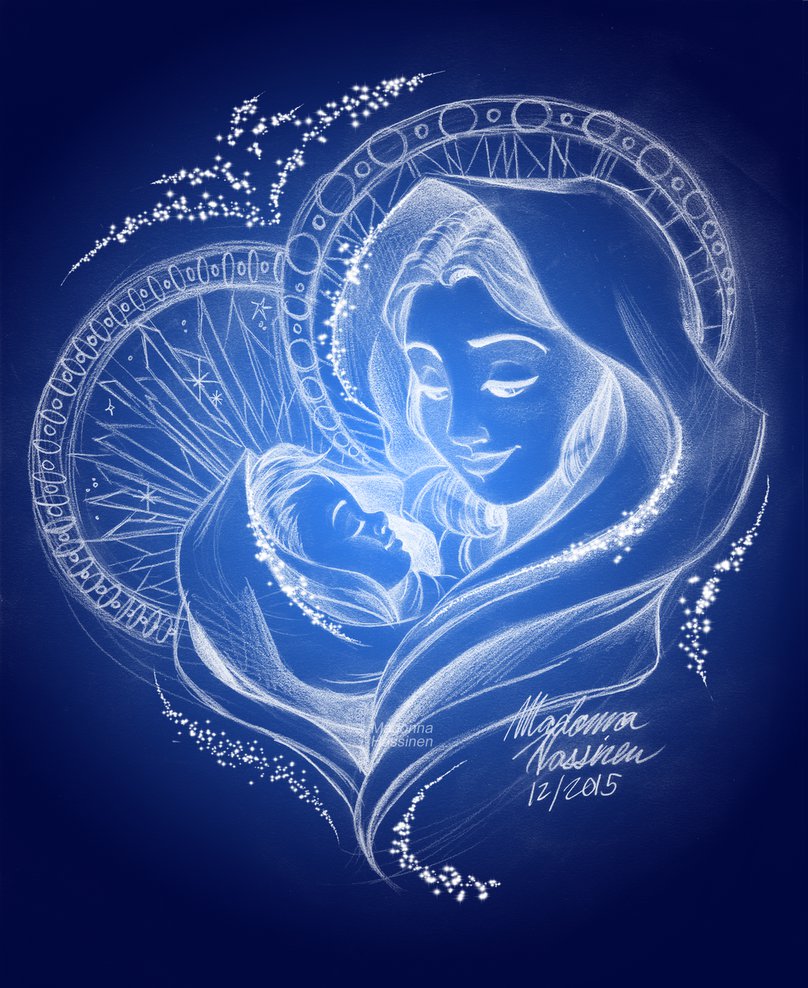 808x988 Virgin Mary And Baby Jesus Drawing Christmas 2015 By