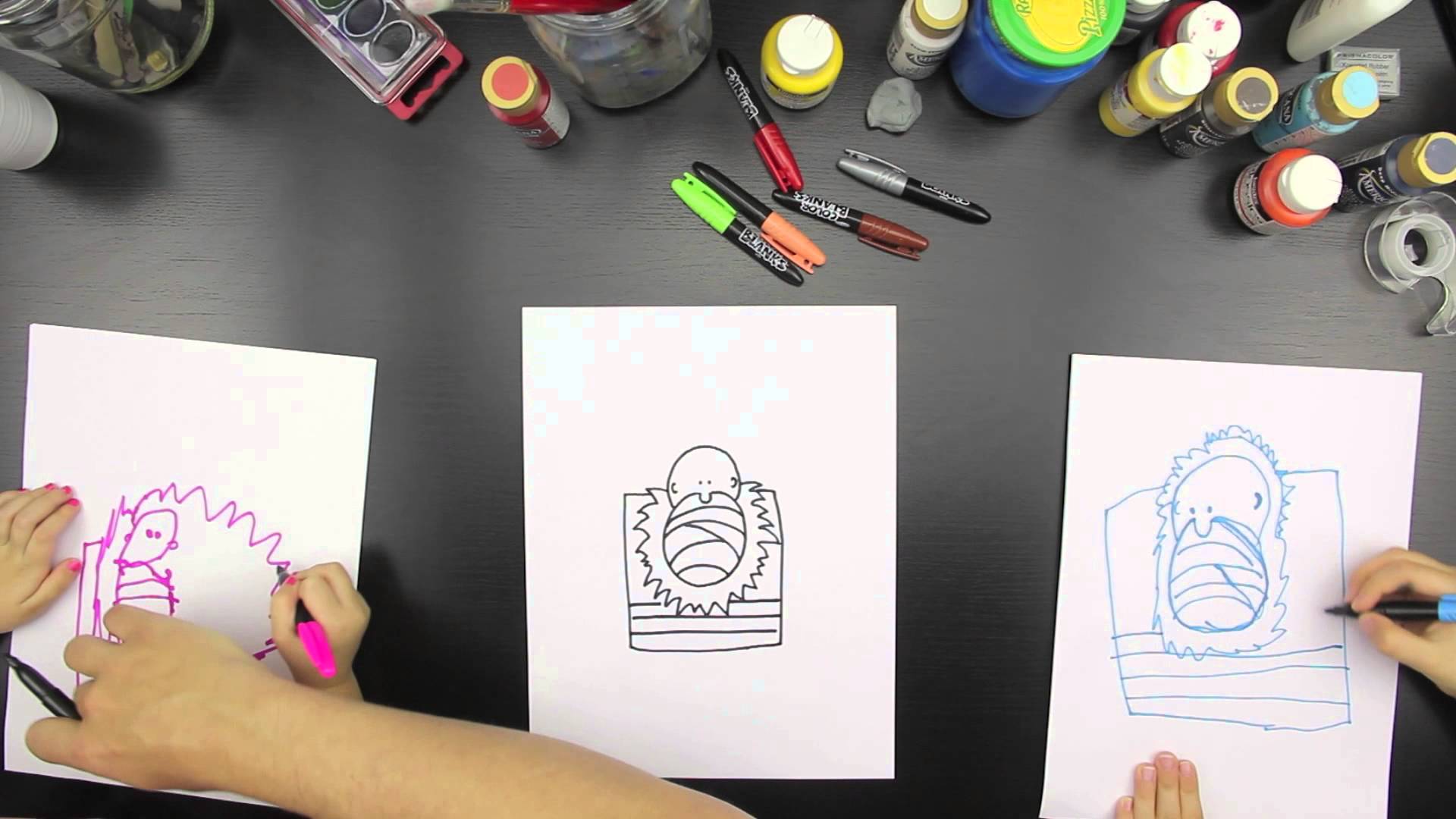 1920x1080 How To Draw Baby Jesus