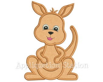 340x270 Kangaroo Art Australian Animal Print Baby Kangaroo Pencil