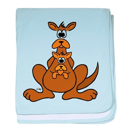 460x460 Kangaroo Drawing Baby Blankets Personalized Baby Blanket Designs