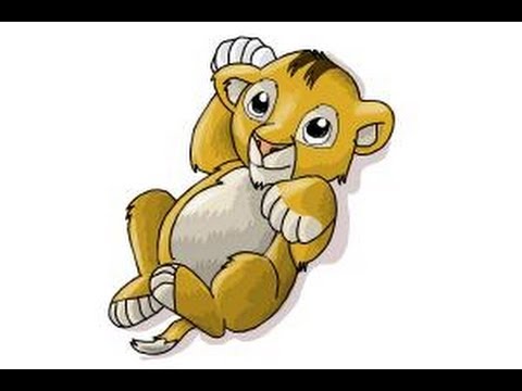 480x360 How To Draw A Baby Lion