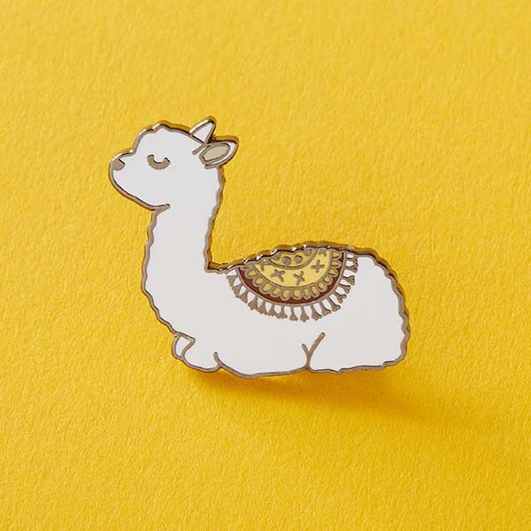 600x600 Baby Llama Enamel Pin Punky Pins Punkypins