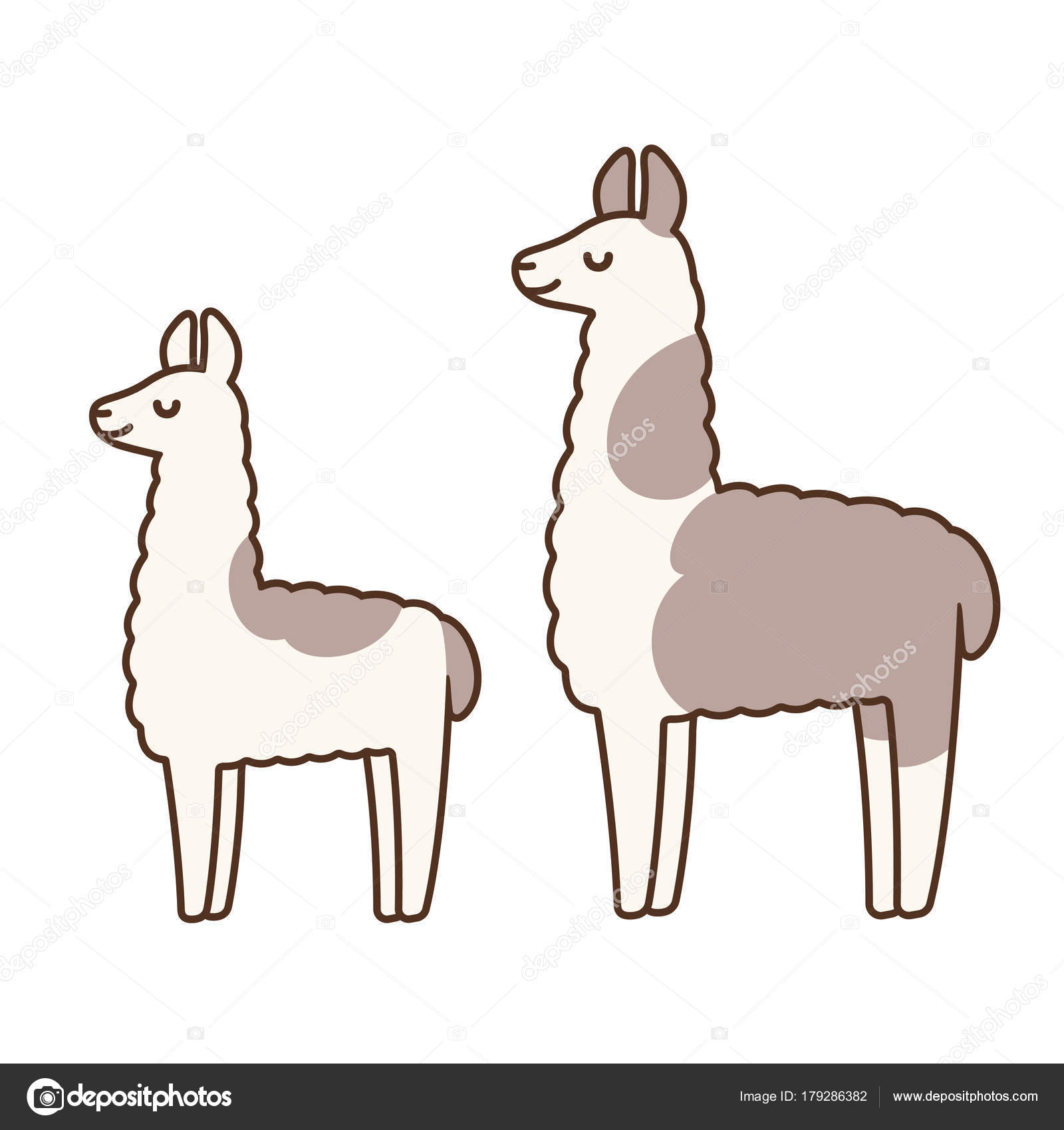1600x1700 Cute Cartoon Llamas Stock Vector Sudowoodo