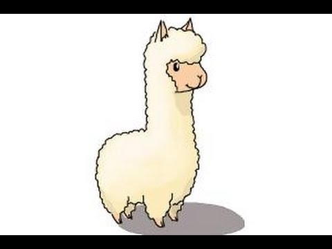 480x360 How To Draw A Llama For Kids
