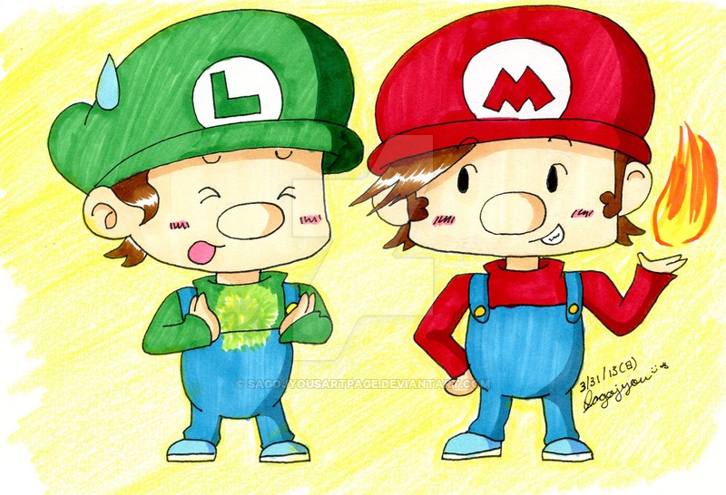 800x546 Baby Mario And Baby Luigi By Akirasartworld