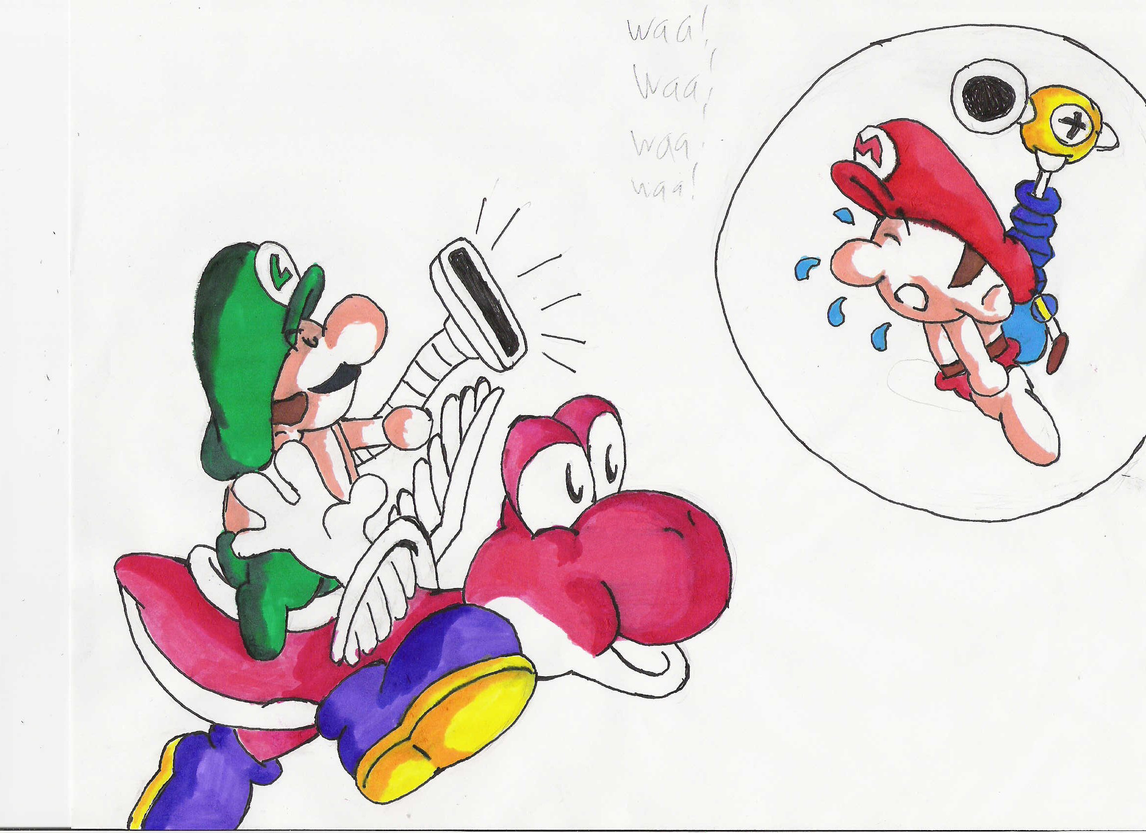 2338x1700 Luigi And Mario By Alexanderthegreatest