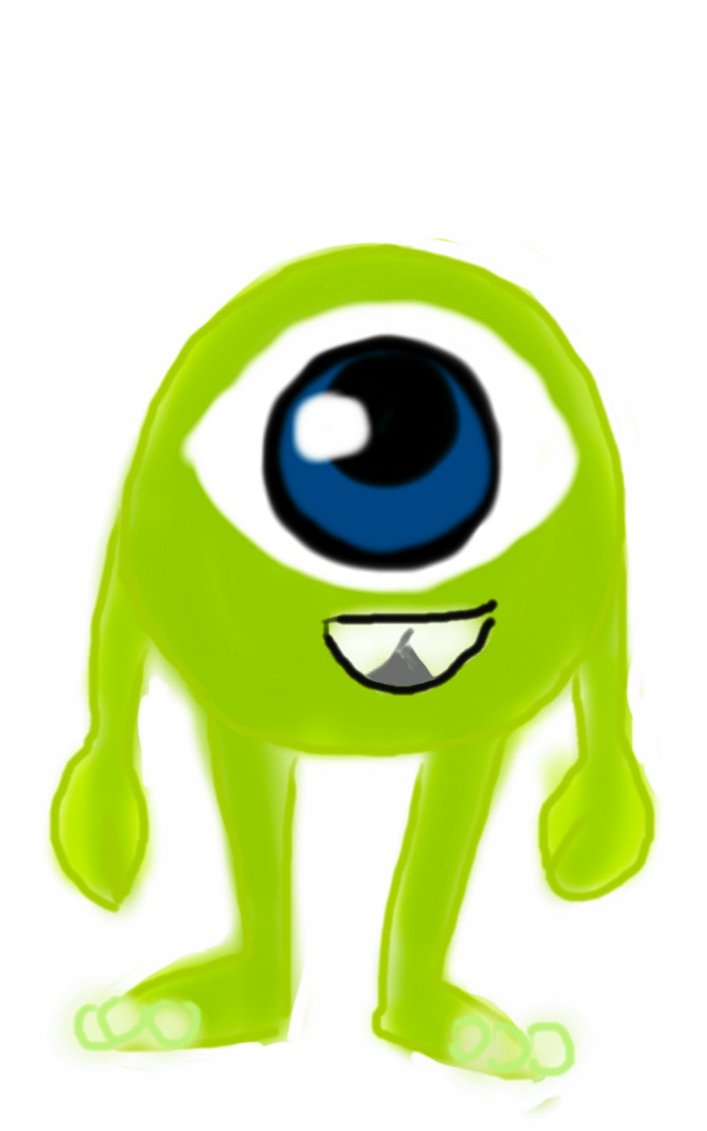 707x1131 Baby Mike Wazowski By Pomaigutierrez