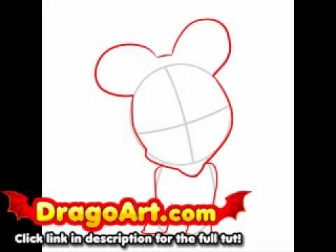 480x360 How To Draw Baby Minnie Mouse, Step By Step