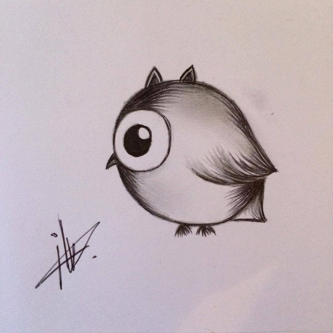 1080x1080 Mademoiselle Julie A Kawaii Baby Owl Drawing In 10 Minutes !