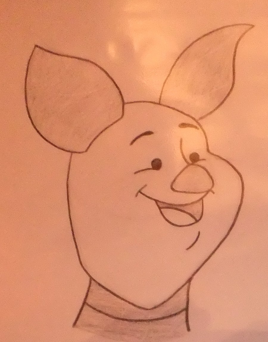 900x1148 Drawing Of Winnie The Pooh Baby Piglet