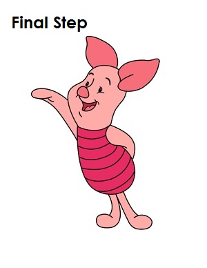 300x388 How To Draw Piglet