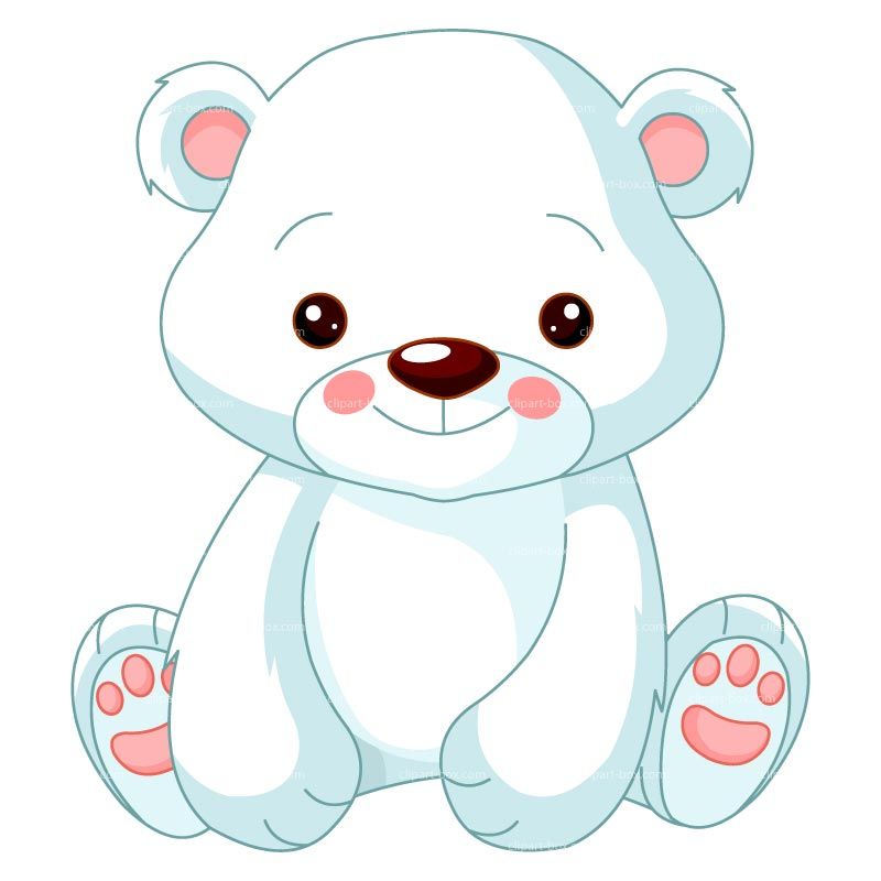 800x800 Clipart Baby Polar Bear Royalty Free Vector Design