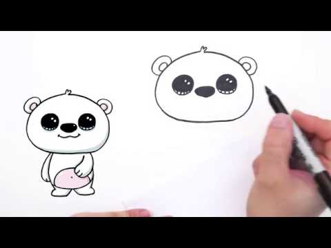 480x360 How To Draw A Polar Bear Cute And Easy