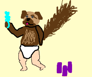 300x250 Puppy Monkey Baby