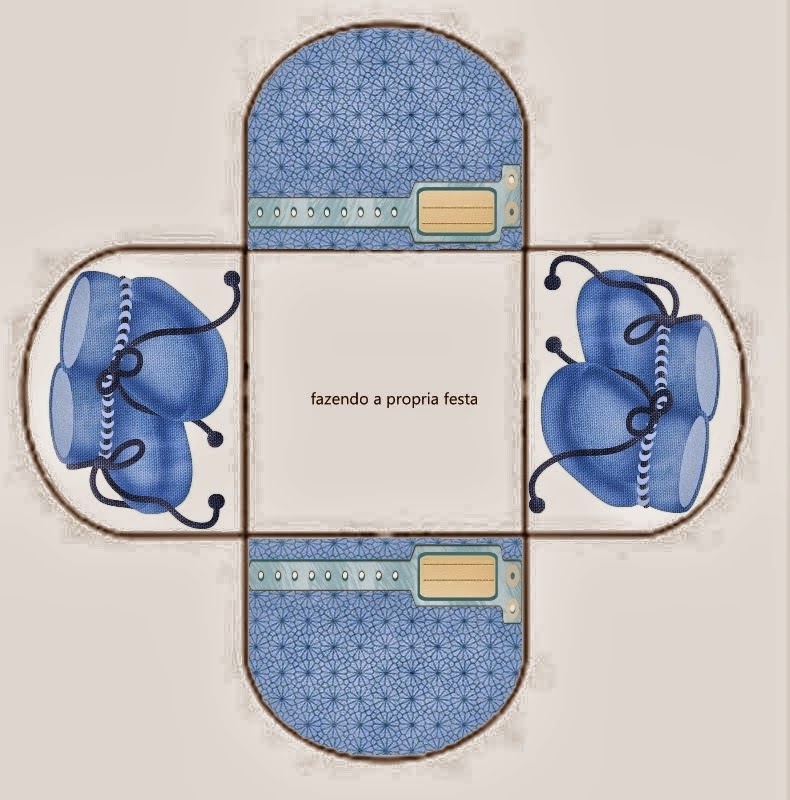 790x800 Baby Shoes In Light Blue Free Printable Boxes. Oh My Baby!