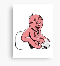 210x230 Baby Sitting Drawing Canvas Prints Redbubble