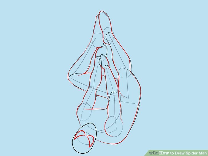 728x546 4 Ways To Draw Spider Man