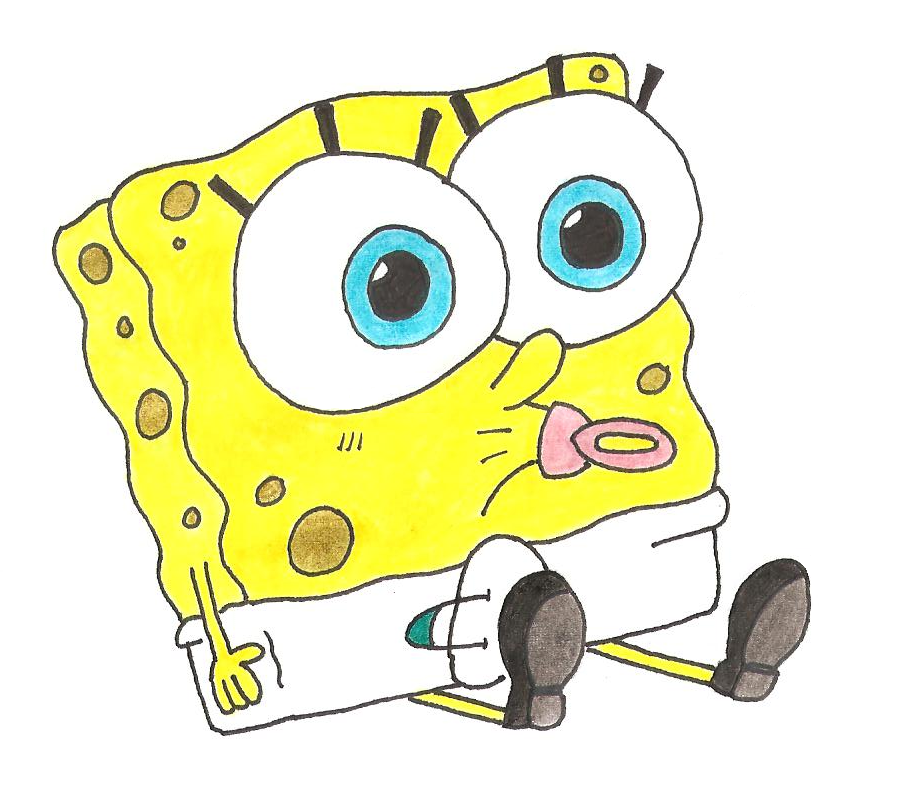 900x800 Baby Spongebob By Killallthezombies