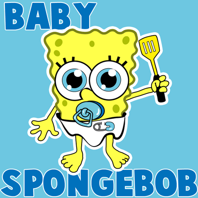 400x400 How To Draw Baby Spongebob Squarepants From Spongebob Squarepants