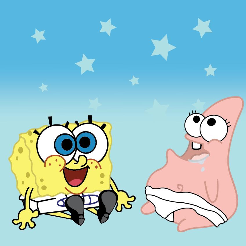 848x846 Baby Spongebob And Patrick By
