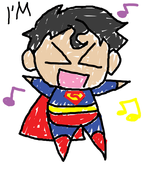 500x647 Baby Superman Drawing Clipart Animated Superman Clipart Find