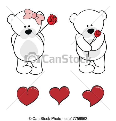 450x470 Polar Bear Baby Cute Cartoon Set In Vector Format Clip Art Vector