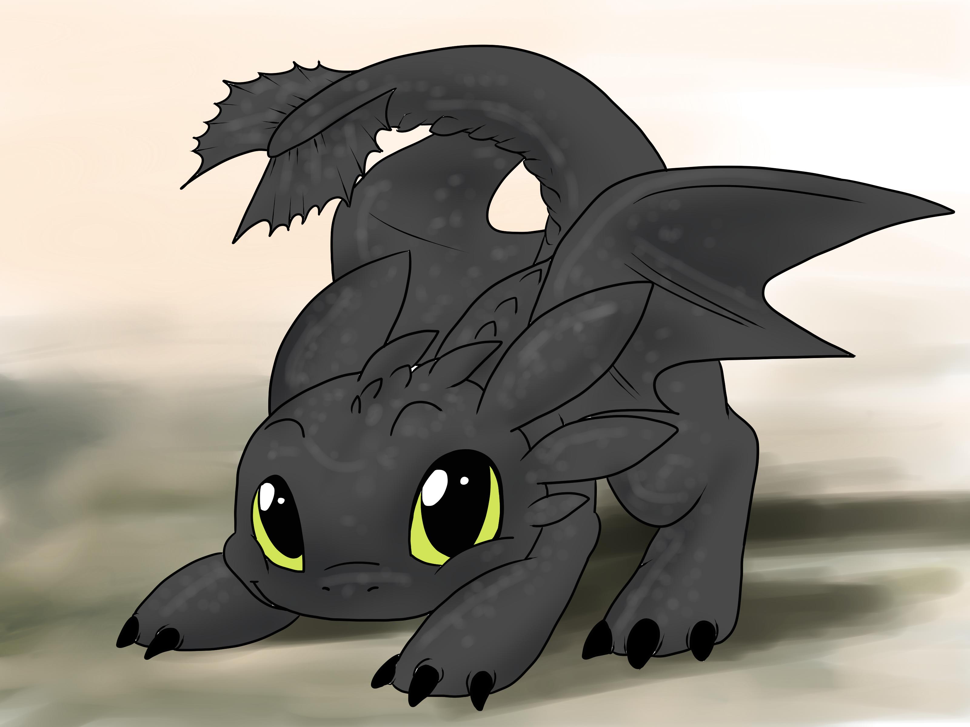3200x2400 How To Draw Toothless (With Pictures)