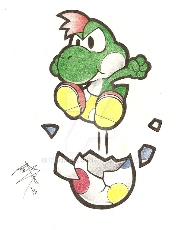 600x760 Baby Yoshi By Yodizen