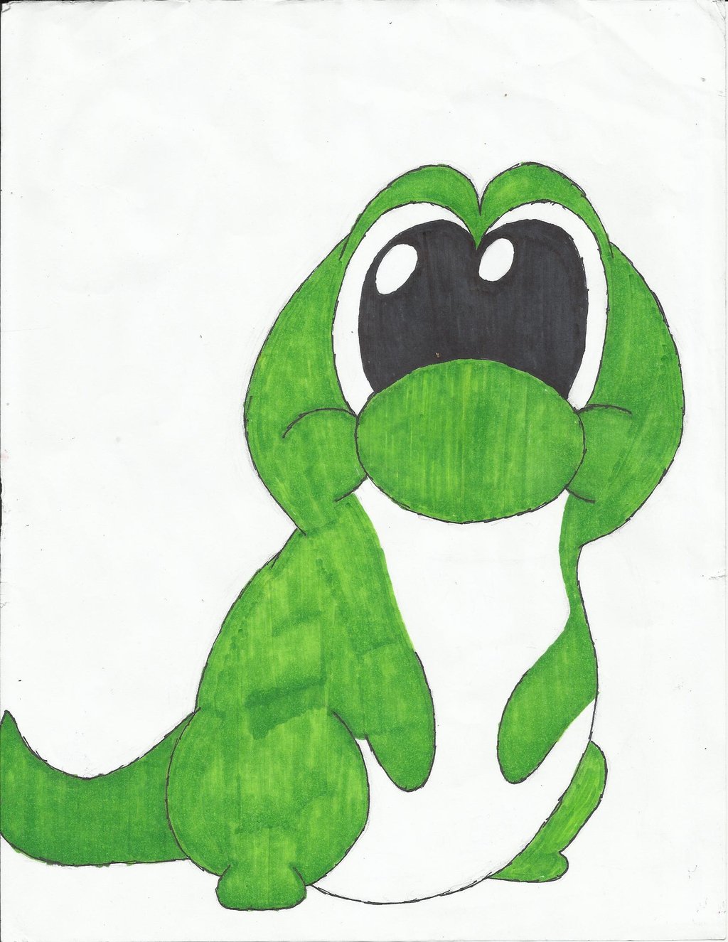 1024x1325 Twisted Grim's Baby Yoshi By B Boy100