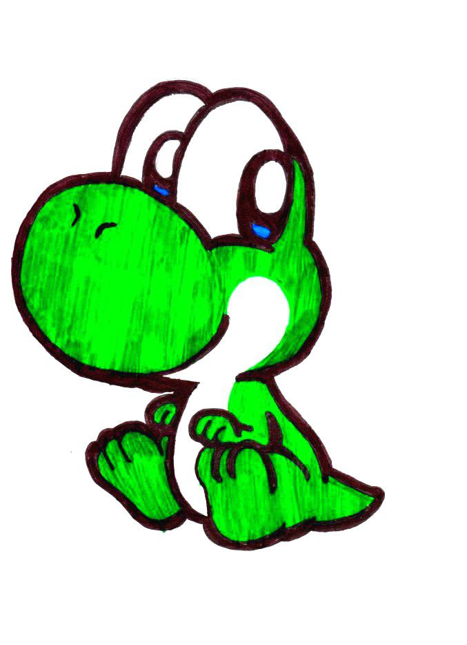 677x934 Extraordinary Marvellous Baby Yoshi Pictures Image Colouring Pages