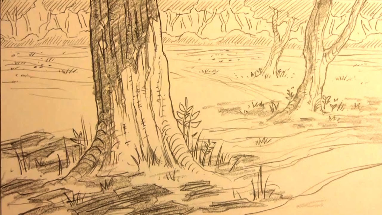 1280x720 How To Draw Forest Backgrounds For Manga