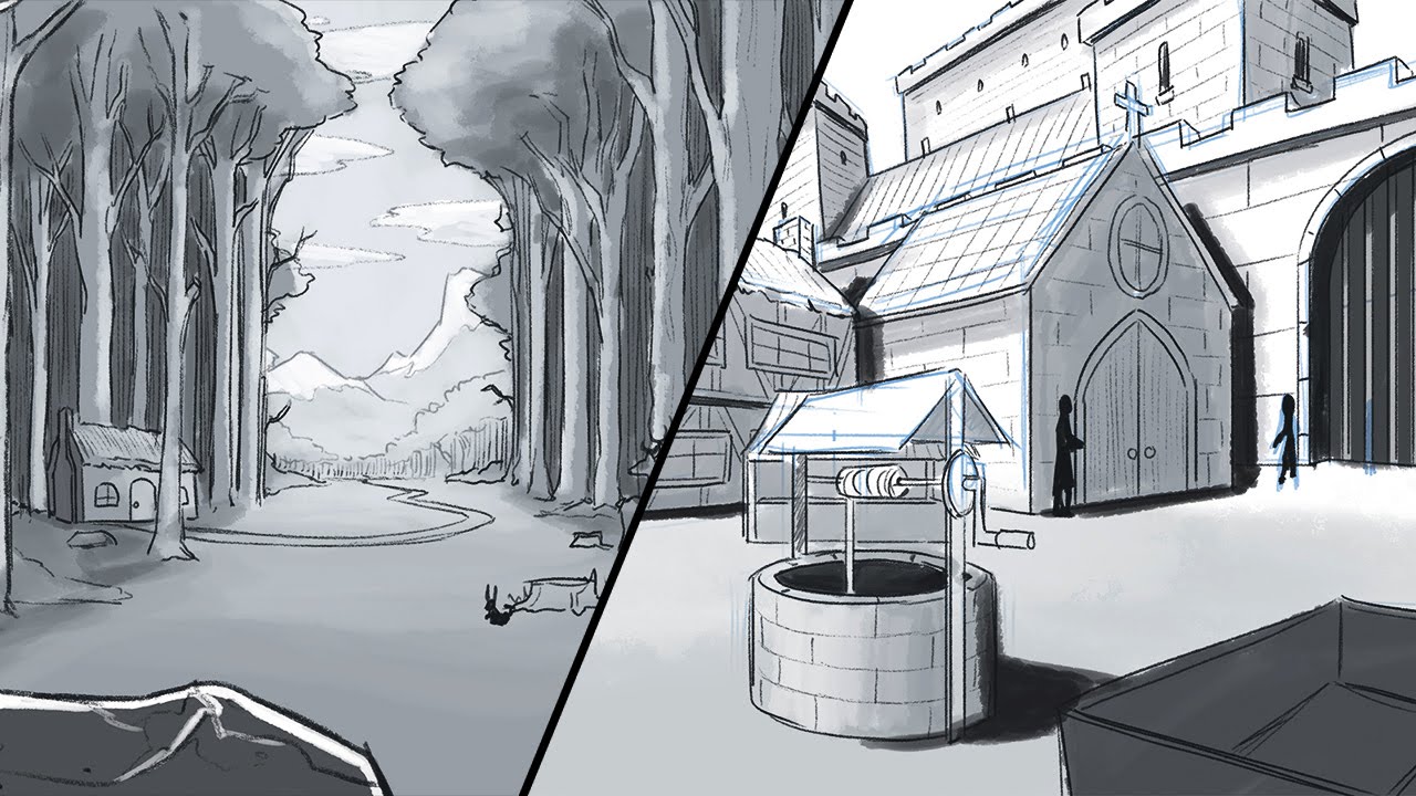 1280x720 How To Draw A Background (Environments And Landscapes)