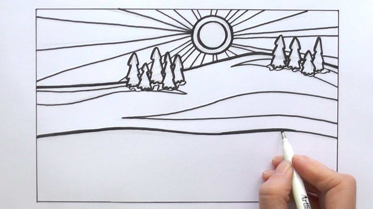 1280x720 How To Draw A Cartoon Snowy Background From Animal Jam