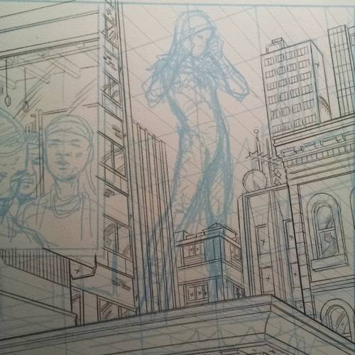 500x500 Drawing Up Some More Astro City Backgrounds!