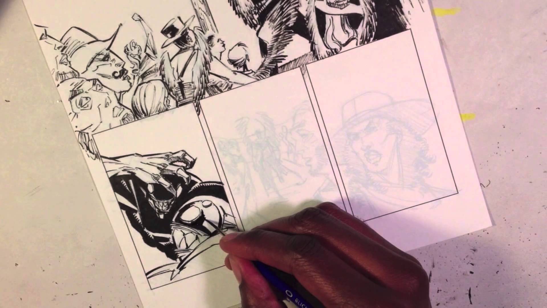 1920x1080 Gerimi Drawing Comics 023 Populate Your Background With Figures