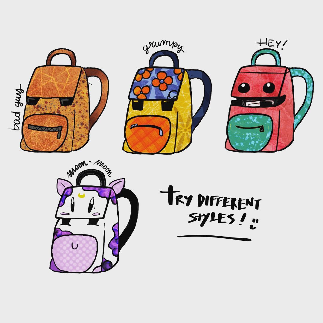 1080x1080 September = Back To School! Cute Drawing Tutorial For Cute