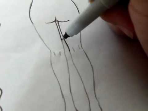 480x360 How To Draw Women's Legs Back