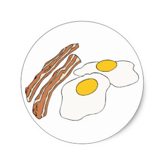 324x324 Bacon And Eggs Craft Supplies Zazzle.co.uk