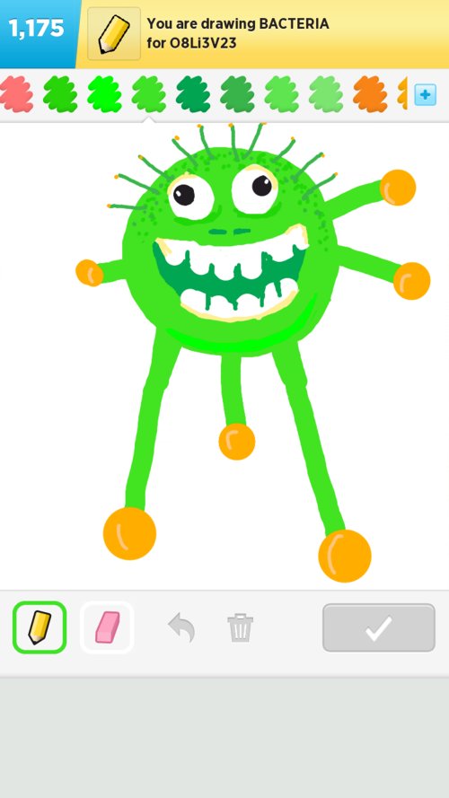 500x889 Bacteria Drawings