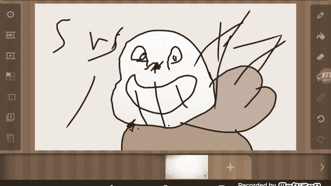 1280x720 I Draw Sans (Undertale) Warning Very Bad Drawing