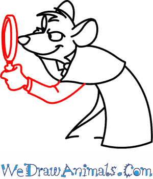 300x350 How To Draw Basil Of Baker Street