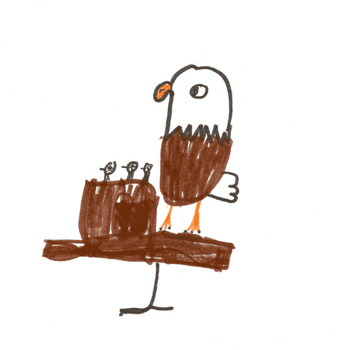 500x500 Bald Eagle (Drawing) Bald Eagle Drawing By David (Age 8)