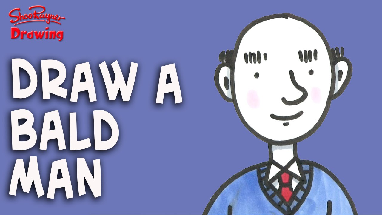 1280x720 How To Draw A Bald Man
