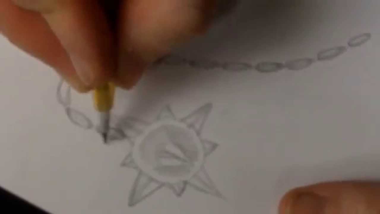 1280x720 How To Draw Spike Ball And Chain