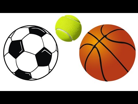 480x360 How To Draw Soccer Ball, Basketball, Tennis Ball Easy Drawing