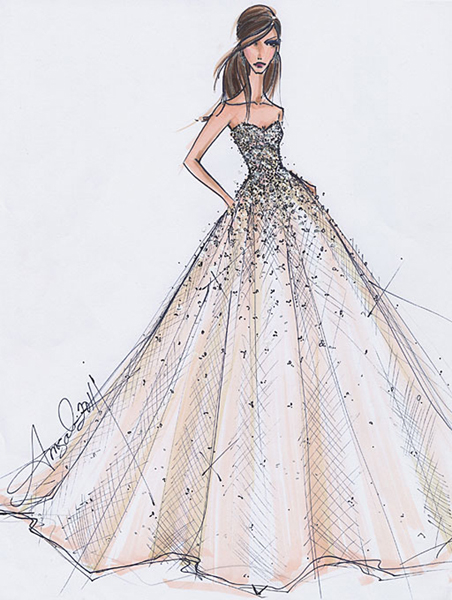 Ball Gowns Drawing at GetDrawings | Free download