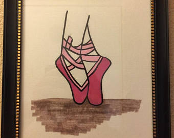 340x270 Ballerina Feet Stars