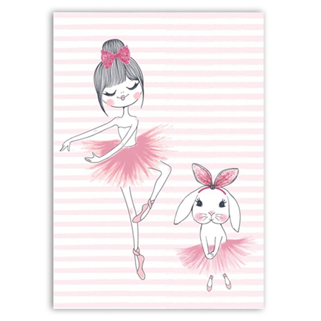 640x640 Online Shop Nordic Cute Elephant Ballerina Dancing Art Print
